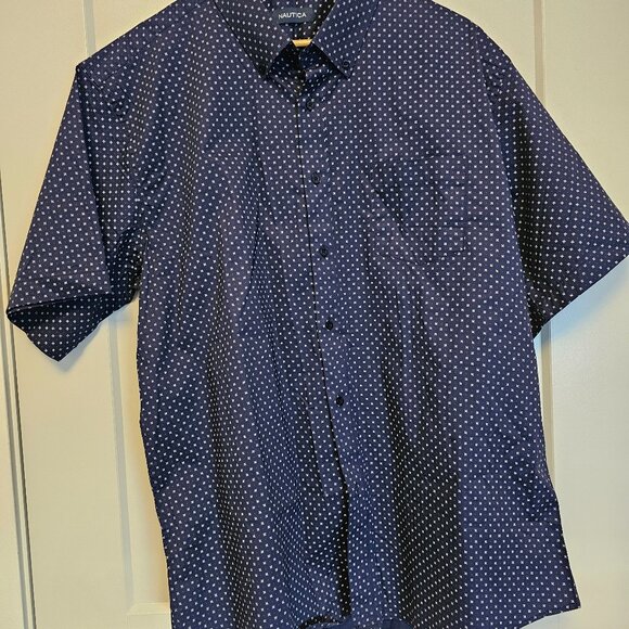 Big & Tall Nautica Short Sleave Button Up 2xl - Picture 1 of 4